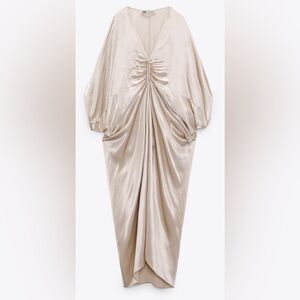 Satin Effect Tunic Dress